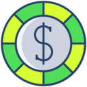 business and finance,dollar,entertainment,gaming,Bet,gambling,casino chips,poker chips